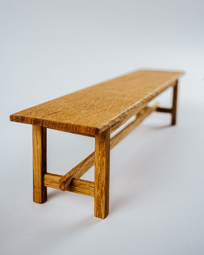 Solid Oak Bench