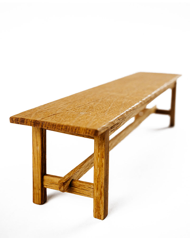 Solid Oak Bench